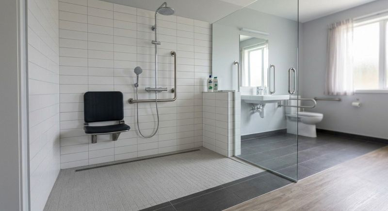 Accessible Shower Construction in Portland, ME