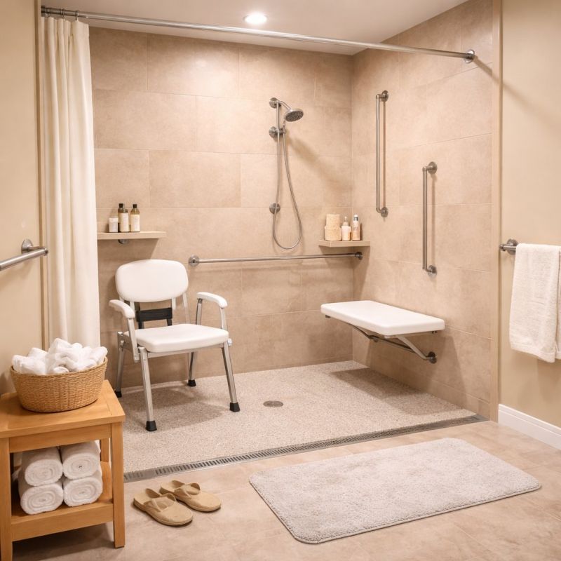 Senior Shower Installation in Nashua, NH